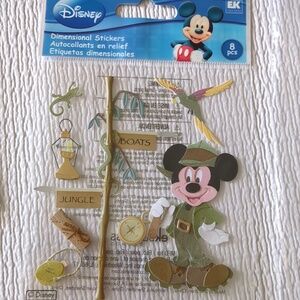 💜2/$15💜Disney Jungle Mickey Dimensional Stickers - EK Success